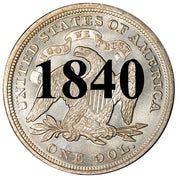 1840 Seated Liberty Dollar