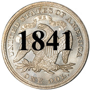 1841 Seated Liberty Dollar