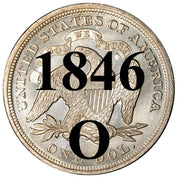 1846-O Seated Liberty Dollar