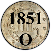 Copy of 1851 Three Cent Silver Piece , Type 1 "Small Star"