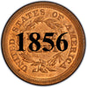 1856 Braided Hair Half Cent
