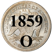 1859-O Seated Liberty Dollar