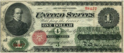 1862 $1 "Salmon Chase" Legal Tender Note