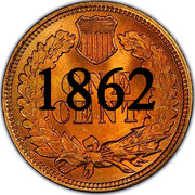 1862 Indian Head Cent