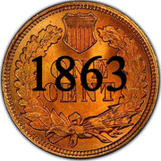 1863 Indian Head Cent