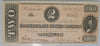 1864 $2 (T-70) Richmond, Virginia - Confederate Currency -