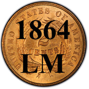 1864 Large Motto Two Cent Piece