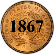 1867 Two Cent Piece