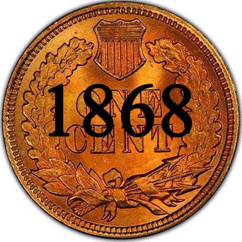 1868 Indian Head Cent | Palm Island