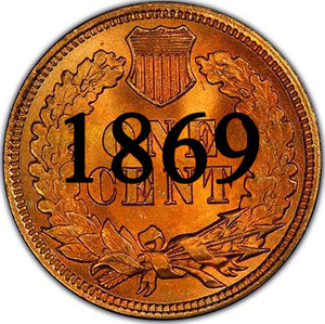 1869 Indian Head Cent