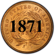 1871 Two Cent Piece