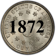 1872 Shield Nickel