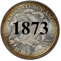 1873-S Seated Liberty Half Dollar