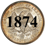 1874 Trade Dollar