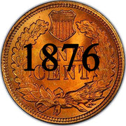 1876 Indian Head Cent