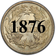 1876 Seated Liberty Dime , Type 4 "Obverse Legend"