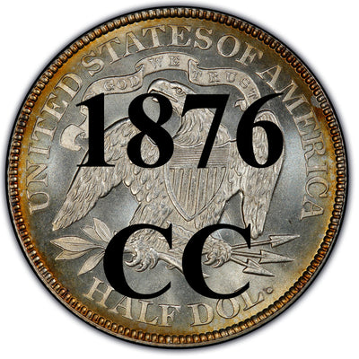 1876-CC Seated Liberty Half Dollar