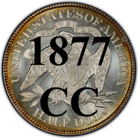 1877-CC Seated Liberty Half Dollar