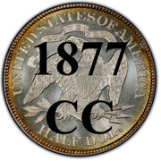 1877-CC Seated Liberty Half Dollar