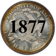 1877 Seated Liberty Half Dollar