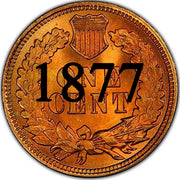 1877 Indian Head Cent 'Key Date'