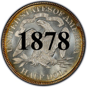 1878 Seated Liberty Half Dollar