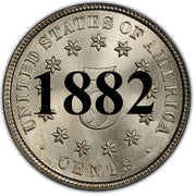 1882 Shield Nickel