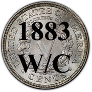 1883 W/C Liberty Nickel