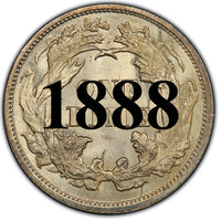 1888 Seated Liberty Dime , Type 4 "Obverse Legend"