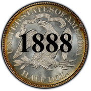 1888 Seated Liberty Half Dollar