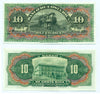 1901-1905 Costa Rica 10 Colones "Locomotive" World Currency