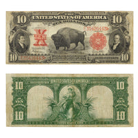 1901 $10 "Bison" Red Seal Legal Tender Note
