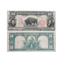 1901 $10 "Bison" Red Seal Legal Tender Note