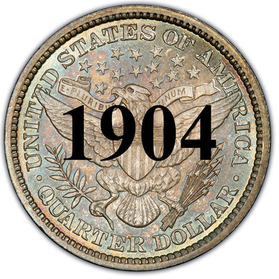 1904 Barber Quarter