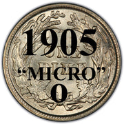 1905-O "Micro O" Barber Dime