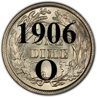 1906-O Barber Dime