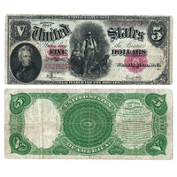 1907 $5 "Woodchopper" United States Note