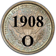1908-O Barber Quarter