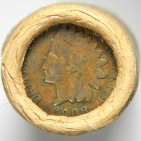 1908 Indian End / BU Wheat End ~ Estate Sale ~ Wheat Rolls Unsearched Cents US Coin Pennies