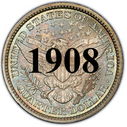 1908 Barber Quarter