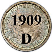 1909-D Barber Quarter