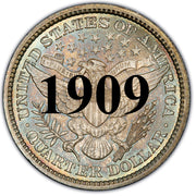 1909 Barber Quarter