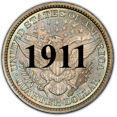 1911 Barber Quarter