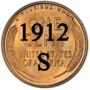 1912-S Lincoln Wheat Cent