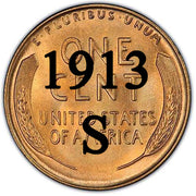 1913-S Lincoln Wheat Cent