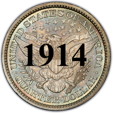 1914 Barber Quarter