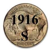 1916-S Buffalo Nickel
