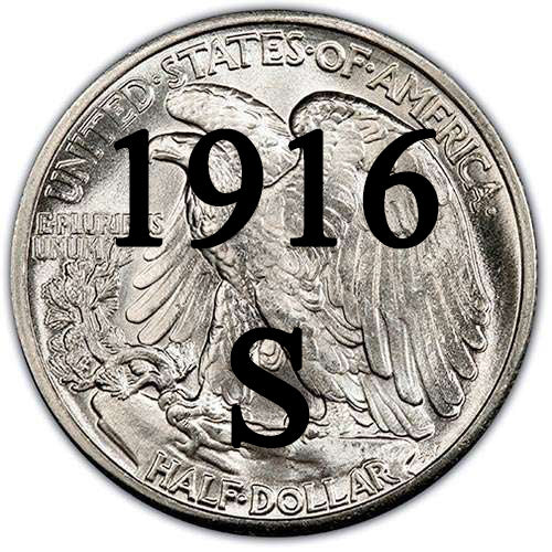 1916-S Walking Liberty Half Dollar | Palm Island