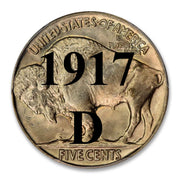 1917-D Buffalo Nickel
