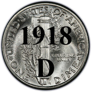 1918-D Mercury Dime